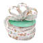 2.5" White Gingerbread Ribbon, 10yd