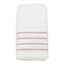 Ivory Ribbed Table Runner with Rose Insert Stripes, 14x72