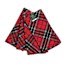 Homespun Set of 4 Holiday Plaid Cloth Napkins, 20"