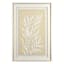 Glass Framed White Floral Wall Art, 24x36