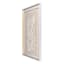 Glass Framed White Floral Wall Art, 24x36