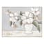 Kait Roberts Framed White Floral Handpainted Canvas Wall Art, 41x31