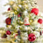 6-Count Burgundy Mix Shatterproof Ornaments, 100mm