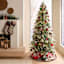 6-Count Burgundy Mix Shatterproof Ornaments, 100mm