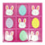 Pink Bunny & Egg Tic- Tac-Toe, 9.6"