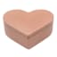 Hand Painted Pink Heart Decorative Box, 5"