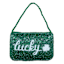 Green Beaded Lucky Door Hanger, 6"
