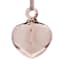 Clear Glass Heart Ornament, 3"