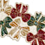 Fully Beaded Bow Table Runner, 36x13