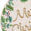 Classic Christmas Merry Christmas Beaded Placemat, 14"