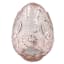 LED Clear Pink Glass Egg