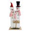 Homespun Holiday Merry Christmas Snowman Family Decor, 34"