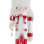 Peppermint Swirl Red & White Nutcracker Ornament