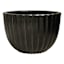 Martine Black Ceramic Bowl Planter, Small