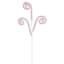 Pink Sequin Curly Stem, 30.5"