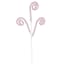 Pink Sequin Curly Stem, 30.5"