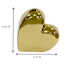 Gold Heart Bookend, 6"