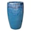 Blue Hancock Ceramic Outdoor Planter, Medium