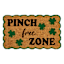 Pinch Free Zone Shaped Coir Mat, 18x30