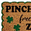 Pinch Free Zone Shaped Coir Mat, 18x30