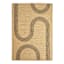 (B918) Modern Braided Jute Area Rug, 5x7