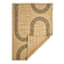 (B918) Modern Braided Jute Area Rug, 5x7