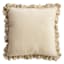 Easter Cross-Hatch Neutral Throw Pillow with Ruffle Border, 20"
