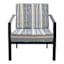 2-Piece Calisto Pinstripe Outdoor Deep Seat Cushion