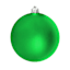 6-Count Green Mix Shatterproof Ornaments, 100mm