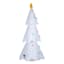 Mrs. Claus' Bakery White Christmas Tree with Ornaments Inflatable, 8.5'