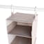 REAL SIMPLE 6-Shelf Fabric Hanging Closet Organizer