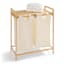 REAL SIMPLE Bamboo Double Laundry Sorter