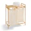 REAL SIMPLE Bamboo Double Laundry Sorter