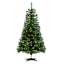 (A37) Pre-Lit Aurora Fir Color Changing Christmas Tree, 6.5'
