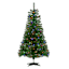 (A37) Pre-Lit Aurora Fir Color Changing Christmas Tree, 6.5'