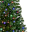 (A37) Pre-Lit Aurora Fir Color Changing Christmas Tree, 6.5'