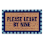 Please Leave by Nine Coir Mat, 18x30