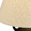 Black Ceramic Medium Lamp with Shade, 23.5"