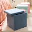 Hannah Storage Ottoman, Chalk Pink
