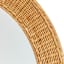 Rattan Round Wall Mirror, 30"