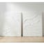 Crosby St. 2-Piece Gesso Monochromatic Impasto Canvas Wall Art Set