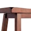 Set of 3 Providence Dark Walnut Saddle Counter Stool