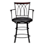 Set of 3 Stephanie Black Counter Stool