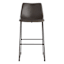 Set of 3 Crosby St. Drake Dark Grey Barstool