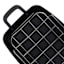 OXO Obsidian Roasting Pan with Rack, 15"