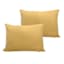Honeybloom 3-Piece Yellow Cotton & Linen Comforter Set, Full/Queen