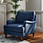Set of 2 Rogan Navy Accent Chair
