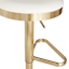 Set of 3 Providence Bailey Gold Adjustable Swivel Barstool