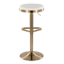 Set of 3 Providence Bailey Gold Adjustable Swivel Barstool
