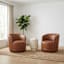 Set of 2 Sawyer Cognac Accent Chair